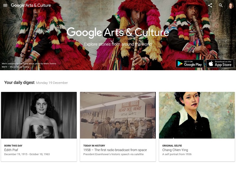 سرویس Google Arts and Culture برای مشاهده موزهها