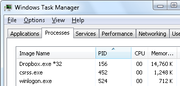 شناسایی برنامه با استفاده از Task Manager