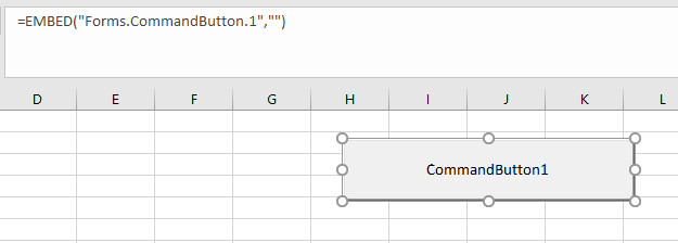 قرار دادن دکمه ActiveX CommandButton1 روی شیت اکسل برای ساخت یک پروژه VBA تعاملی