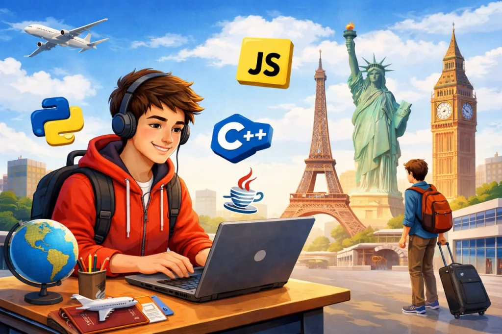 بهترین زبان برنامه نویسی برای نوجوانانی که قصد مهاجرت دارند