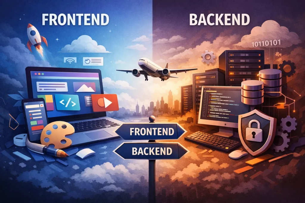 فرانت اند یا بک اند؟ کدام برای مهاجرت بهتر است