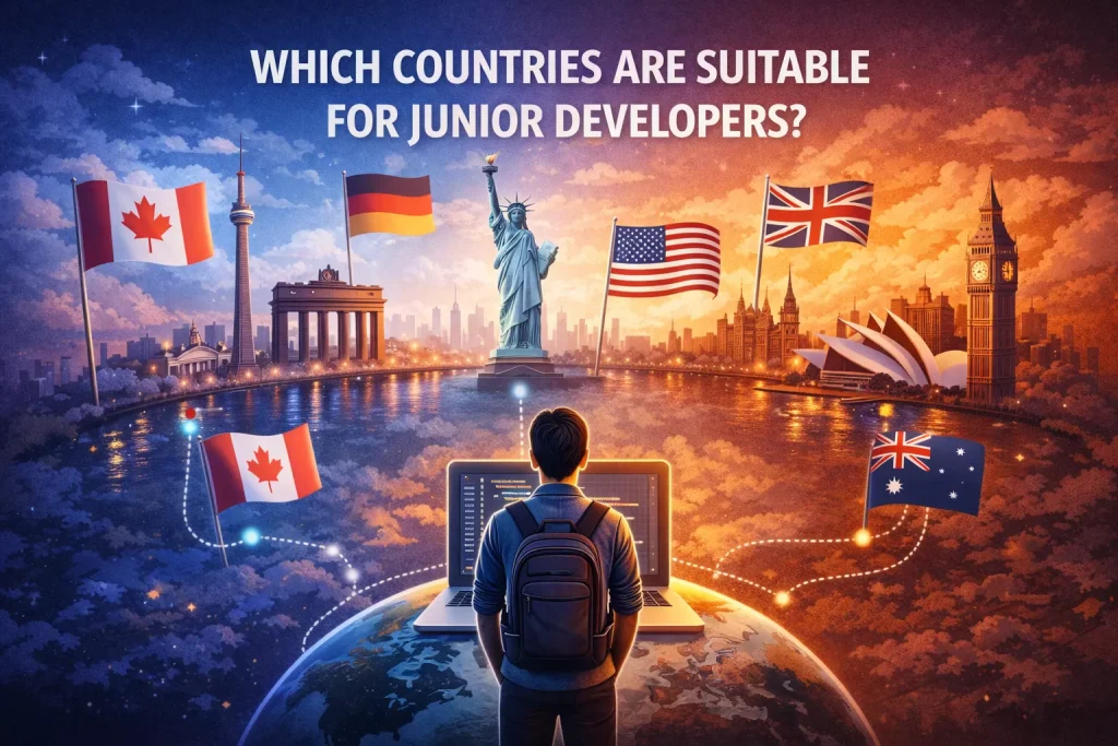 کدام کشورها برای برنامه نویسان تازه کار مناسب اند؟